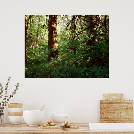 Impression de l'affiche de forêt enchantée (Cuisine)