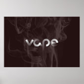 Impression de l'affiche de fumée Vape Premium (Devant)