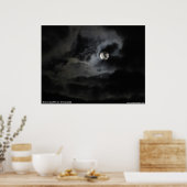 Impression de l'affiche de la lune voilée (Cuisine)