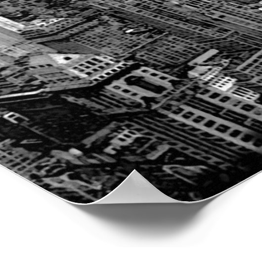 Impression de l'affiche de New York (Coin)