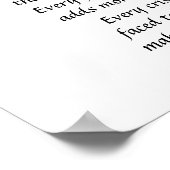 Impression de l'affiche de notre famille (Coin)