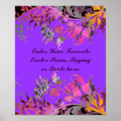 Impression de l'affiche de Pâques (Devant)