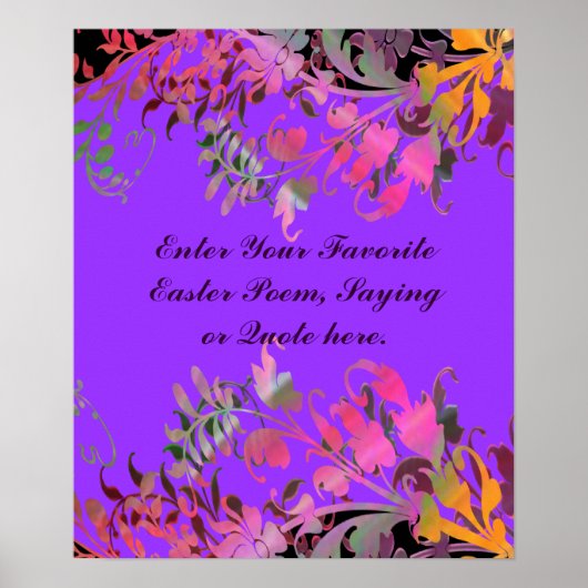 Impression de l'affiche de Pâques (Devant)