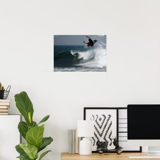 Impression de l'affiche de rapport de surf (Bureau à domicile)
