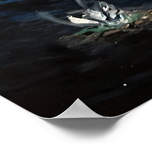 Impression de l'affiche de sérénité sous-marine (Coin)