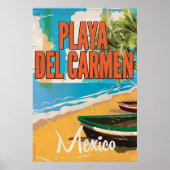 Impression de l'affiche de voyage Playa del Carmen (Devant)