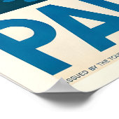 Impression de l'affiche de voyage vintage de Pales (Coin)