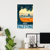 Impression de l'affiche de voyage vintage de Pales (Bureau à domicile)