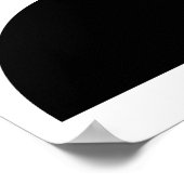 Impression de l'affiche demi-cercle (Coin)