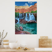 Impression de l'affiche des chutes Navajo, Havasup (Cuisine)