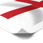 Impression de l'affiche du drapeau anglais (Coin)