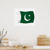 Impression de l'affiche du drapeau du Pakistan (Cuisine)