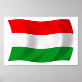 Impression de l'affiche du drapeau hongrois (Devant)