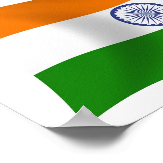 Impression de l'affiche du drapeau indien (Coin)