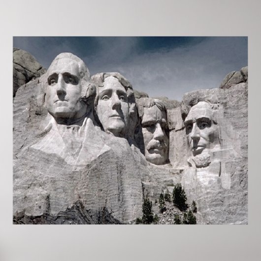 Impression de l'affiche du Mont Rushmore (Devant)