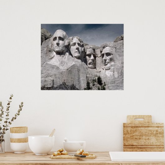 Impression de l'affiche du Mont Rushmore (Cuisine)