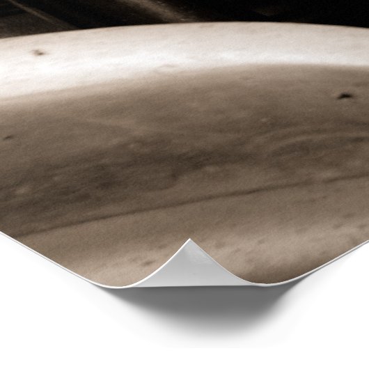 Impression de l'affiche du moteur de l'avion noir  (Coin)