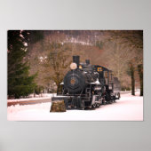 Impression de l'affiche du train vintage (Devant)