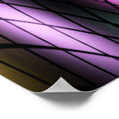 Impression de l'affiche en verre tendu (Coin)