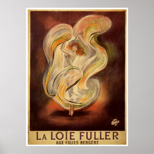Impression de l'affiche : Folies Bergere La Loie F (Devant)