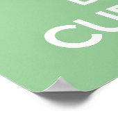 Impression de l'affiche Garder le calme et cuire d (Coin)