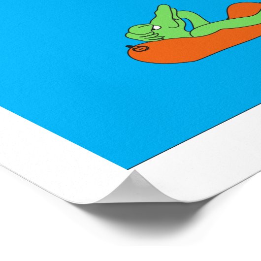 Impression de l'affiche Gator 11x14 (Coin)