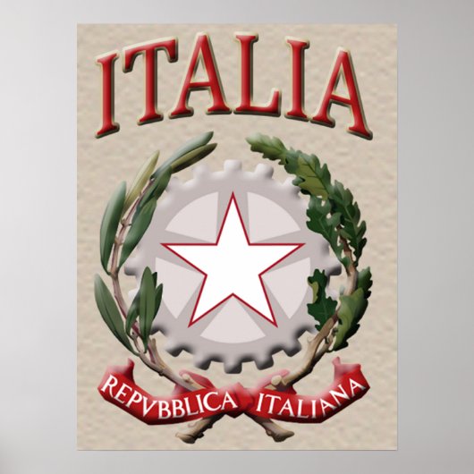 Impression de l'affiche Italia (Devant)