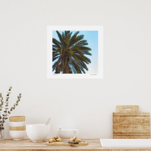 Impression de l'affiche Palm Tree (Cuisine)