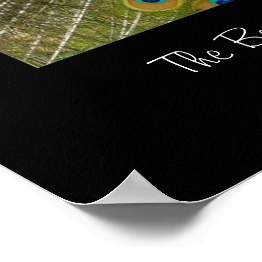 Impression de l'affiche Peacock (Coin)