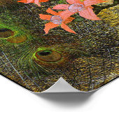 Impression de l'affiche : Peacock bleu (Coin)