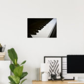 Impression de l'affiche Piano Keys (Bureau à domicile)