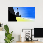 Impression de l'affiche Planet of the Apes (Bureau à domicile)