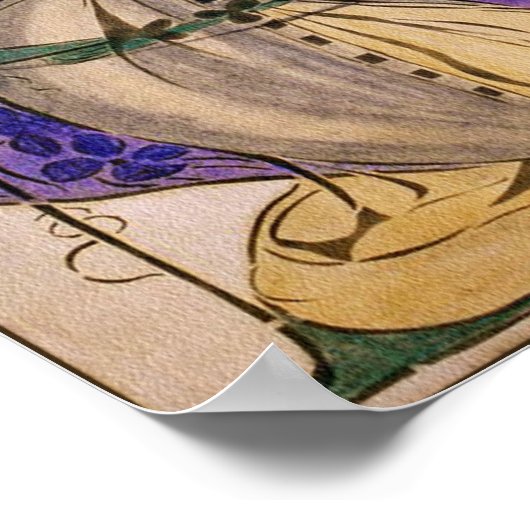 Impression de l'affiche : Printemps par Frances Ma (Coin)