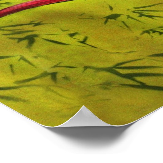 Impression de l'affiche Red Chinese Dragon (Coin)