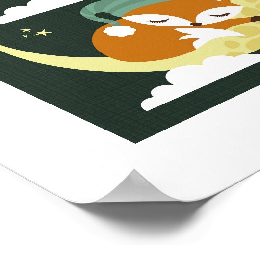 Impression de l'affiche Retro Fox (Coin)