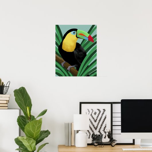 Impression de l'affiche Toucan (Bureau à domicile)