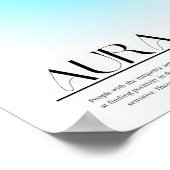 Impression de l'affiche Turquoise Aura (Coin)