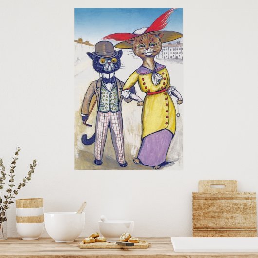 Impression de l'affiche vintage Catwalk (Cuisine)