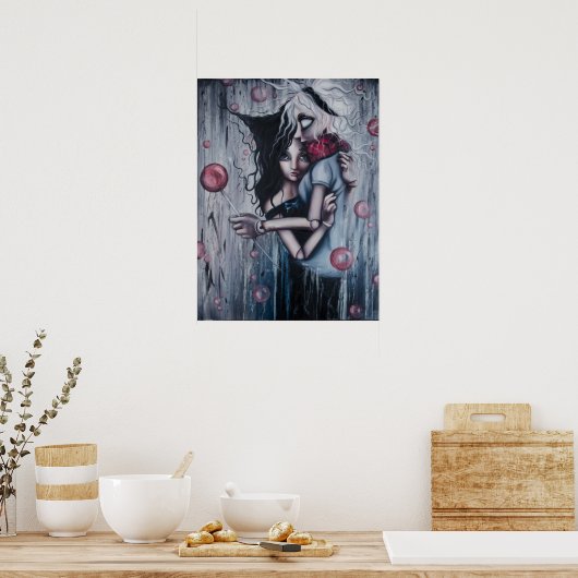 Impression de l'affiche "With Love" (Cuisine)