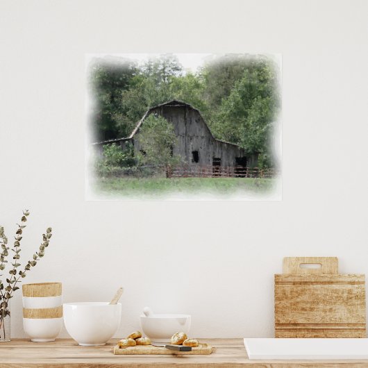 Impression de l'ancienne grange (Cuisine)