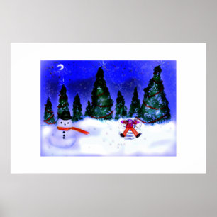 Impression de l'angle de neige