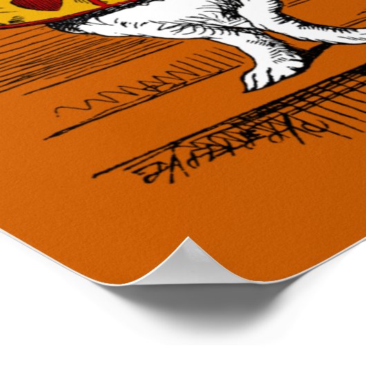 Impression de lapin blanc (Coin)