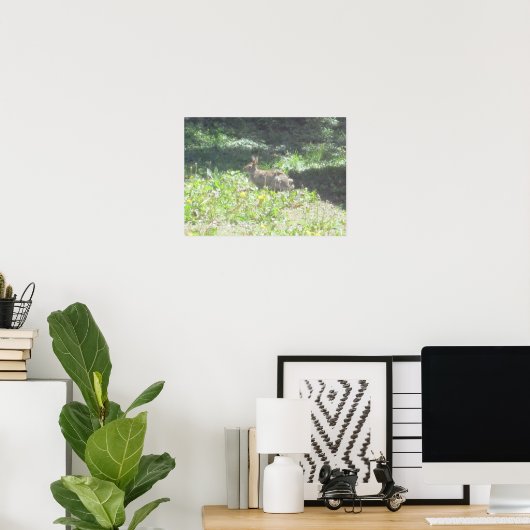 Impression de lapin sauvage (Bureau à domicile)