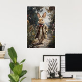 Impression de lapin victorien, Lapin de Pâques, Co (Bureau à domicile)