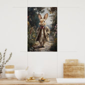 Impression de lapin victorien, Lapin de Pâques, Co (Cuisine)