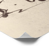 Impression de lapin vintage (Coin)