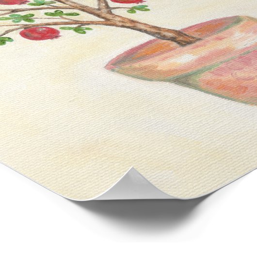 Impression de l'arbre de grenade (Coin)