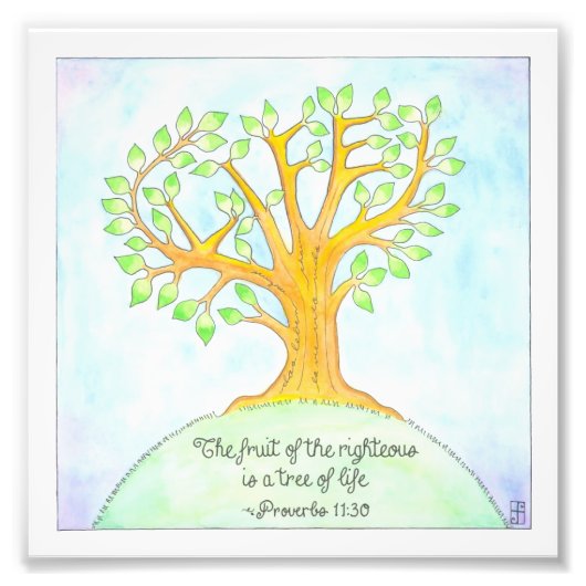 Impression de l'arbre de vie (Devant)