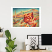 Impression de l'art de la grenade (Bureau à domicile)