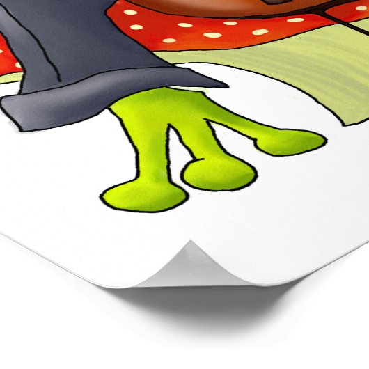 Impression de l'art de la grenouille Cello (Coin)